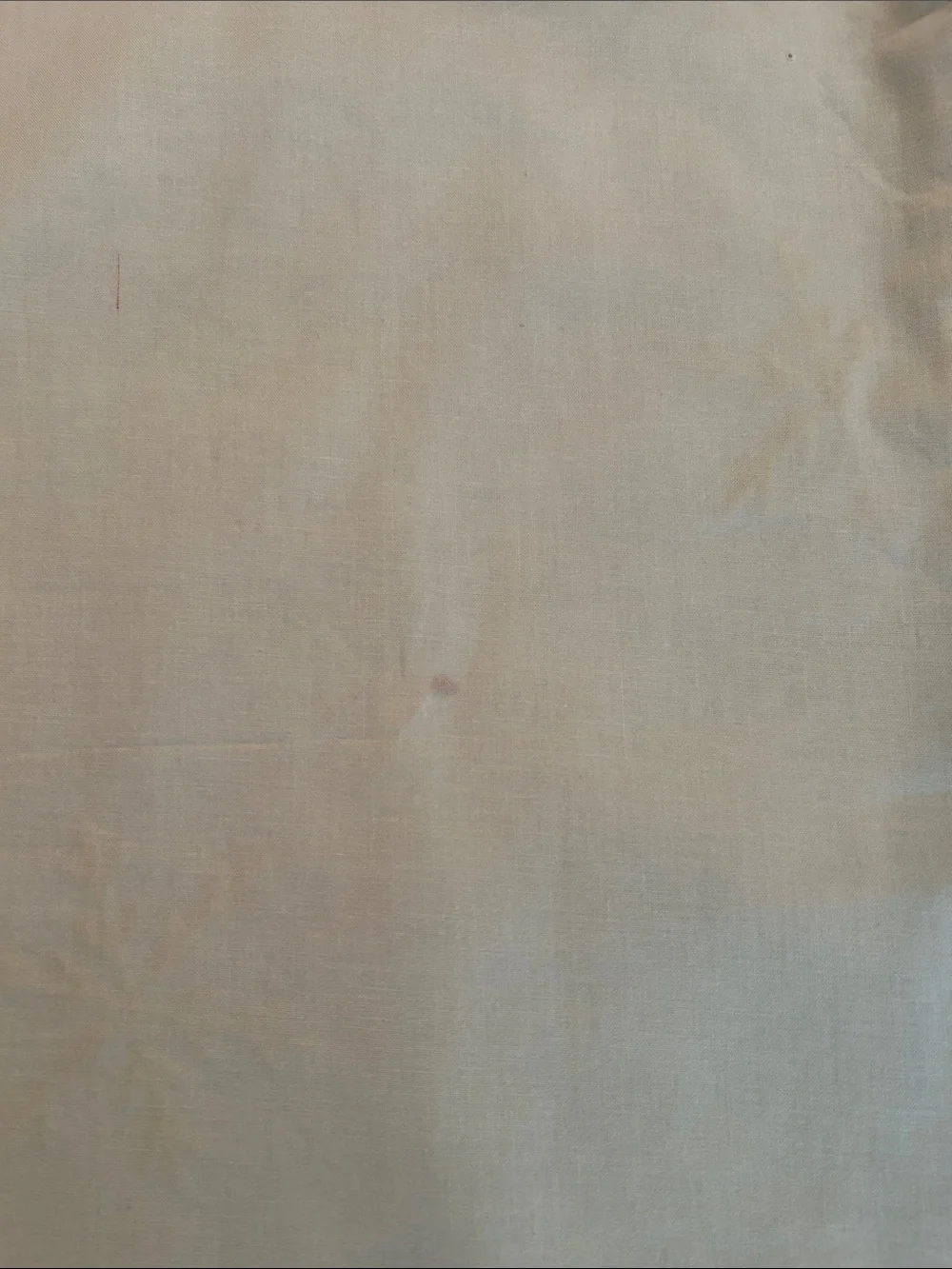White Table Runner with Gray and Gold Snowflakes and gray Trim 14”x70”